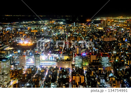 東京スカイツリーからの眺め・夜景(南方向) 東京スカイツリーからの眺め・夜景(南方向) 134754991