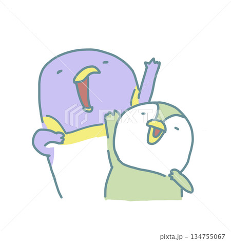 ぺんぎん親子応援 134755067