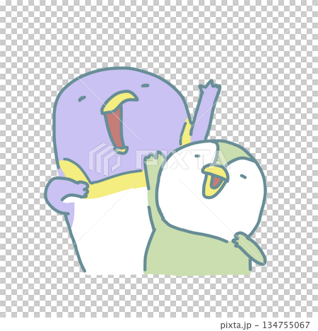 ぺんぎん親子応援 134755067