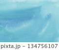 くすんだ水色の水彩背景素材 134756107