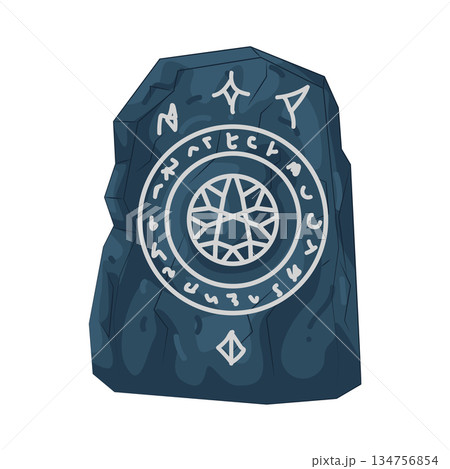 Illustration of rune stone 134756854
