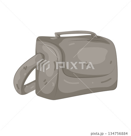 Illustration of camera bag 134756884