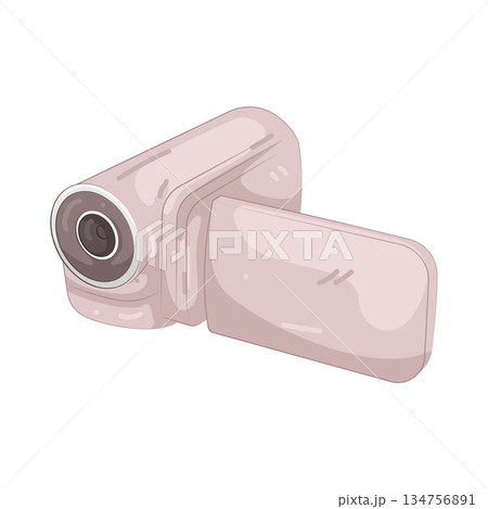 Illustration of camcorder  134756891
