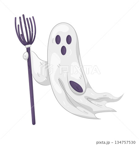 Illustration of ghost 134757530