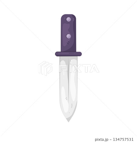 Illustration of knife Illustration of knife 134757531