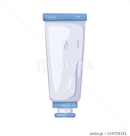 Illustration of paint tube  134758181