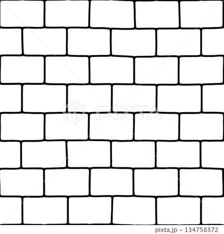 Seamless pattern of concrete brick wall. High resolution photo filter. 134758372