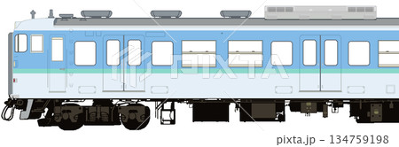 ドット絵の115系電車（新信州色） 134759198