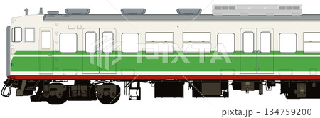 ドット絵の115系電車(初代長野色) ドット絵の115系電車(初代長野色) 134759200