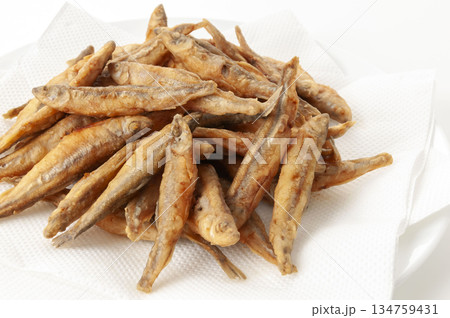 ワカサギの唐揚げ ワカサギの唐揚げ 134759431