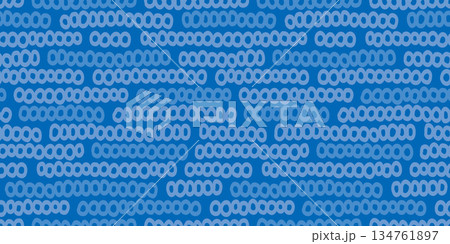 手描きループ模様の繰り返しパターンベクターデザイン 手描きループ模様の繰り返しパターンベクターデザイン 134761897