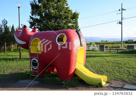 赤べこ公園（福島県会津若松市） 134763832