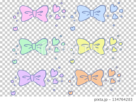 Six-colored ribbon parts material No. 3 Six-colored ribbon parts material No. 3 134764283