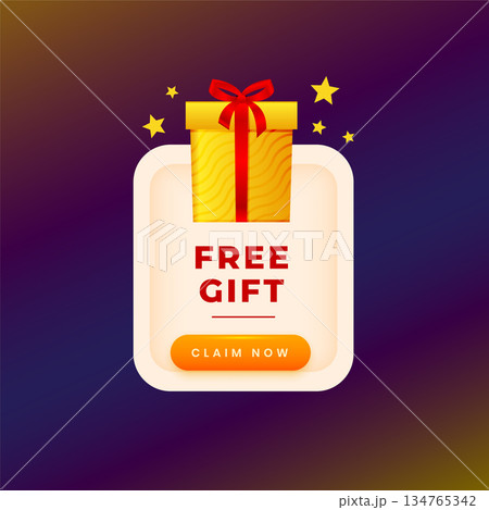 claim now free gift reward coupon template claim now free gift reward coupon template 134765342