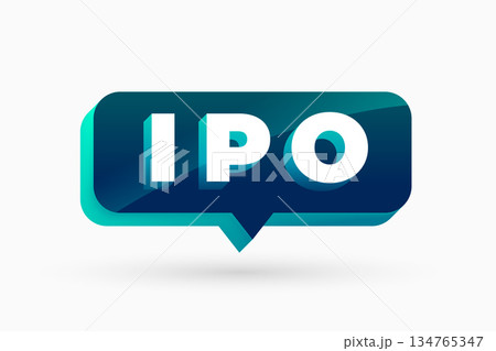 corporate ipo initial public offering button...のイラスト素材 [134765347] - PIXTA