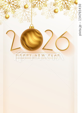 premium 2026 new year festive poster for social media 134765430