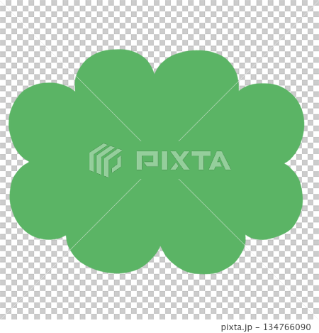 Green speech bubble Green speech bubble 134766090