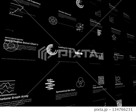 デジタルデータ可視化画面 134766231