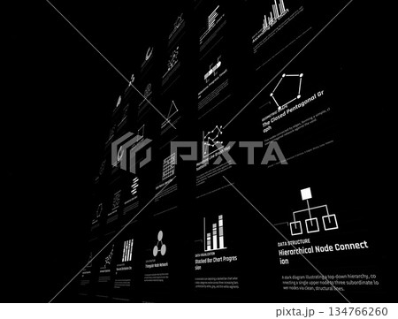 デジタル情報図形表示 デジタル情報図形表示 134766260