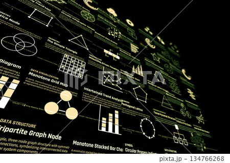デジタル情報解析画面 134766268