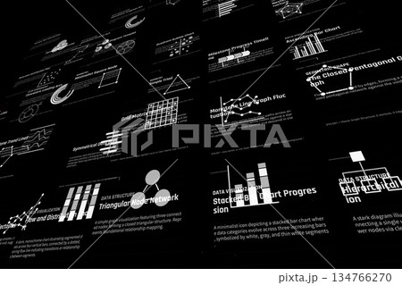 デジタルデータ可視化画面 134766270