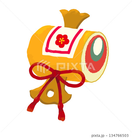 かわいい打ち出の小槌のイラスト かわいい打ち出の小槌のイラスト 134766503