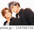 距離の近いボーイズラブイラスト 134766726