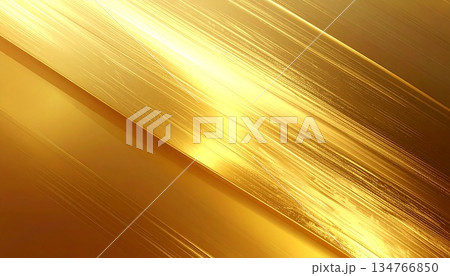 光沢感のある金色の背景素材 光沢感のある金色の背景素材 134766850
