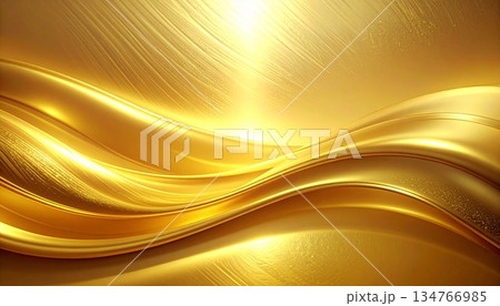 光沢感のある金色の背景 光沢感のある金色の背景 134766985
