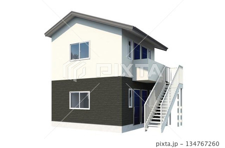 旗竿地に建つアパート 家だけ 旗竿地に建つアパート 家だけ 134767260