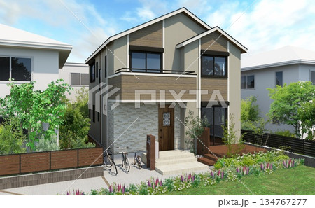 新築2階建ての建売住宅2 新築2階建ての建売住宅2 134767277