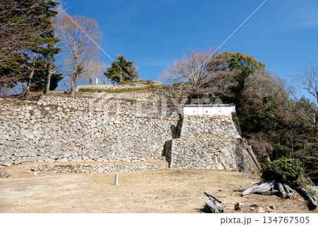 岡山県高梁市_備中松山城三の丸跡12_2025年3月 岡山県高梁市_備中松山城三の丸跡12_2025年3月 134767505