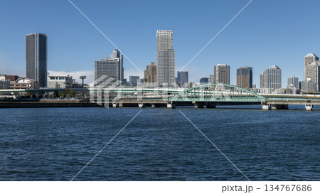 遊歩道となった豊洲「晴海橋梁 (旧晴海鉄道橋) 」 2025年12月 遊歩道となった豊洲「晴海橋梁 (旧晴海鉄道橋) 」 2025年12月 134767686