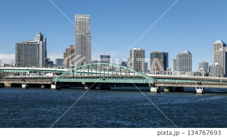 遊歩道となった豊洲「晴海橋梁 (旧晴海鉄道橋) 」 2025年12月 遊歩道となった豊洲「晴海橋梁 (旧晴海鉄道橋) 」 2025年12月 134767693