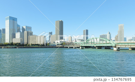 遊歩道となった豊洲「晴海橋梁 (旧晴海鉄道橋) 」 2025年12月 遊歩道となった豊洲「晴海橋梁 (旧晴海鉄道橋) 」 2025年12月 134767695