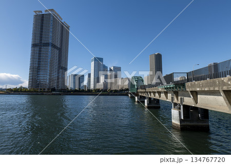 遊歩道となった豊洲「晴海橋梁 (旧晴海鉄道橋) 」 2025年12月 遊歩道となった豊洲「晴海橋梁 (旧晴海鉄道橋) 」 2025年12月 134767720