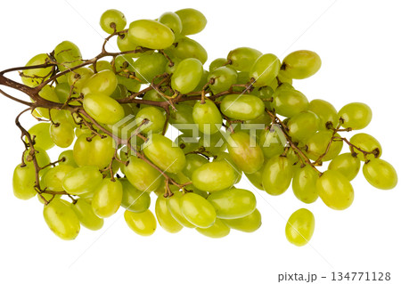 Bunch of ripe table grapes on white background isolated 134771128