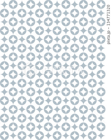 偽銀の七宝柄の背景 134771320
