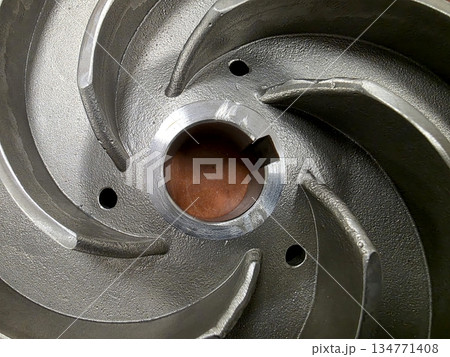 Stainless Steel Pump Impeller Design and Construction Details in Industrial Setting 134771408