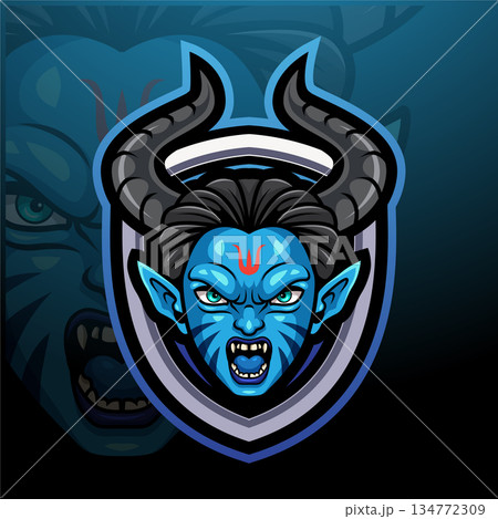 Orch esport mascot logo design Orch esport mascot logo design 134772309
