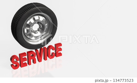Professional Automotive Service and Vehicle Maintenance Concept 3d render. Professional Automotive Service and Vehicle Maintenance Concept 3d render. 134773523