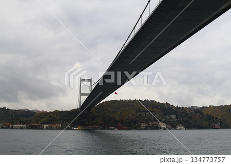 Under The Bridge Of The Bosporus, istanbul Turkey 134773757