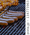 pork sausages white grilled delicious and quick snack for beer 134773963