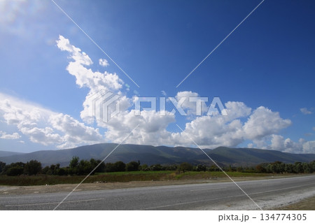 cloudy day in Turkey 134774305