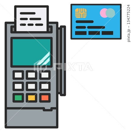 ショッピングでカードで支払と決済をする便利な決済方法 134775224