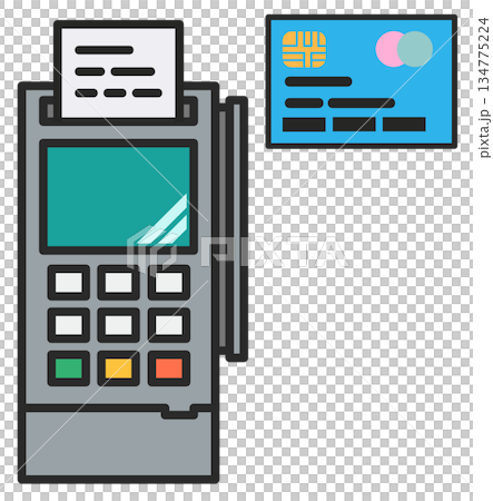 ショッピングでカードで支払と決済をする便利な決済方法 134775224