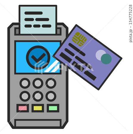 ショッピングでカードで支払と決済をする便利な決済方法 134775228