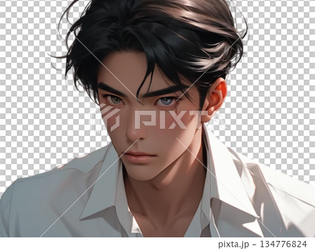 英俊的男模特兒 英俊的男模特兒 134776824