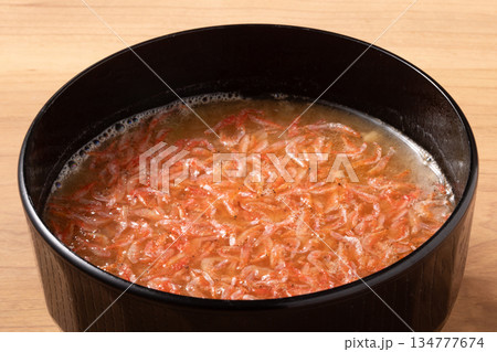 海老　つけ汁（つけ麺用） 134777674