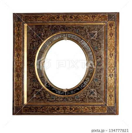Floral metal frame Floral metal frame 134777821